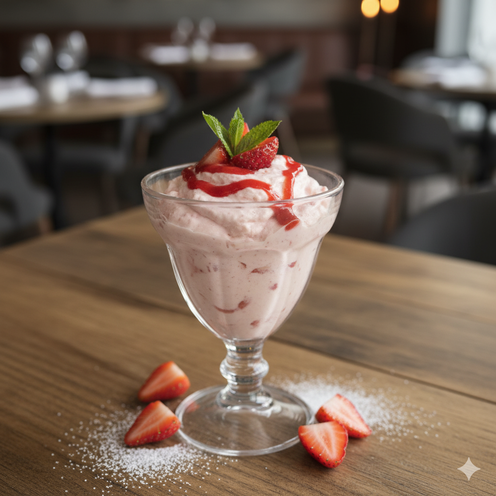 Mousse de Morango Light