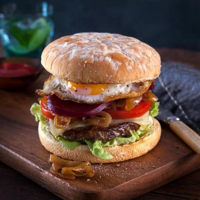 Hambúrguer Fit de Patinho