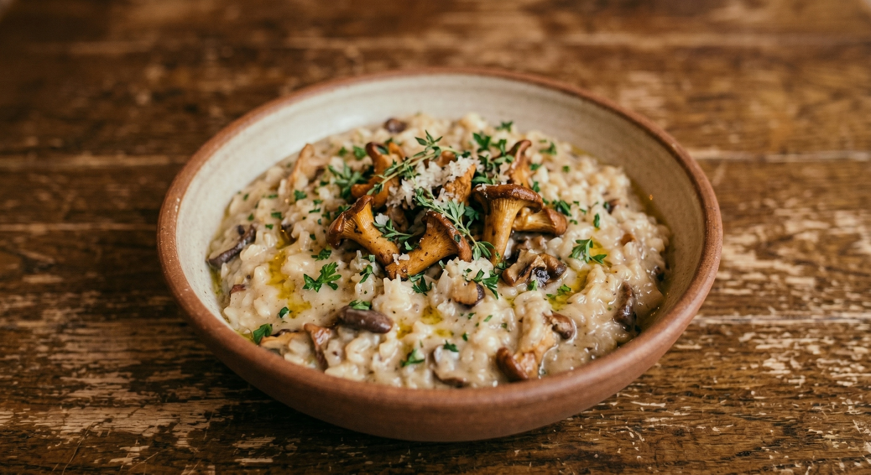 Risoto de Cogumelos para Dois