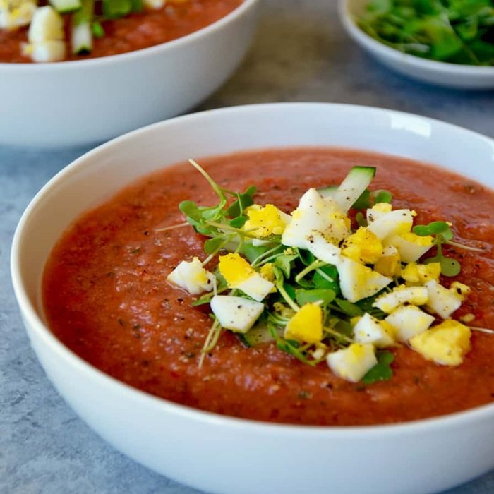 Gazpacho Espanhol Refrescante de Tomate e Pepino