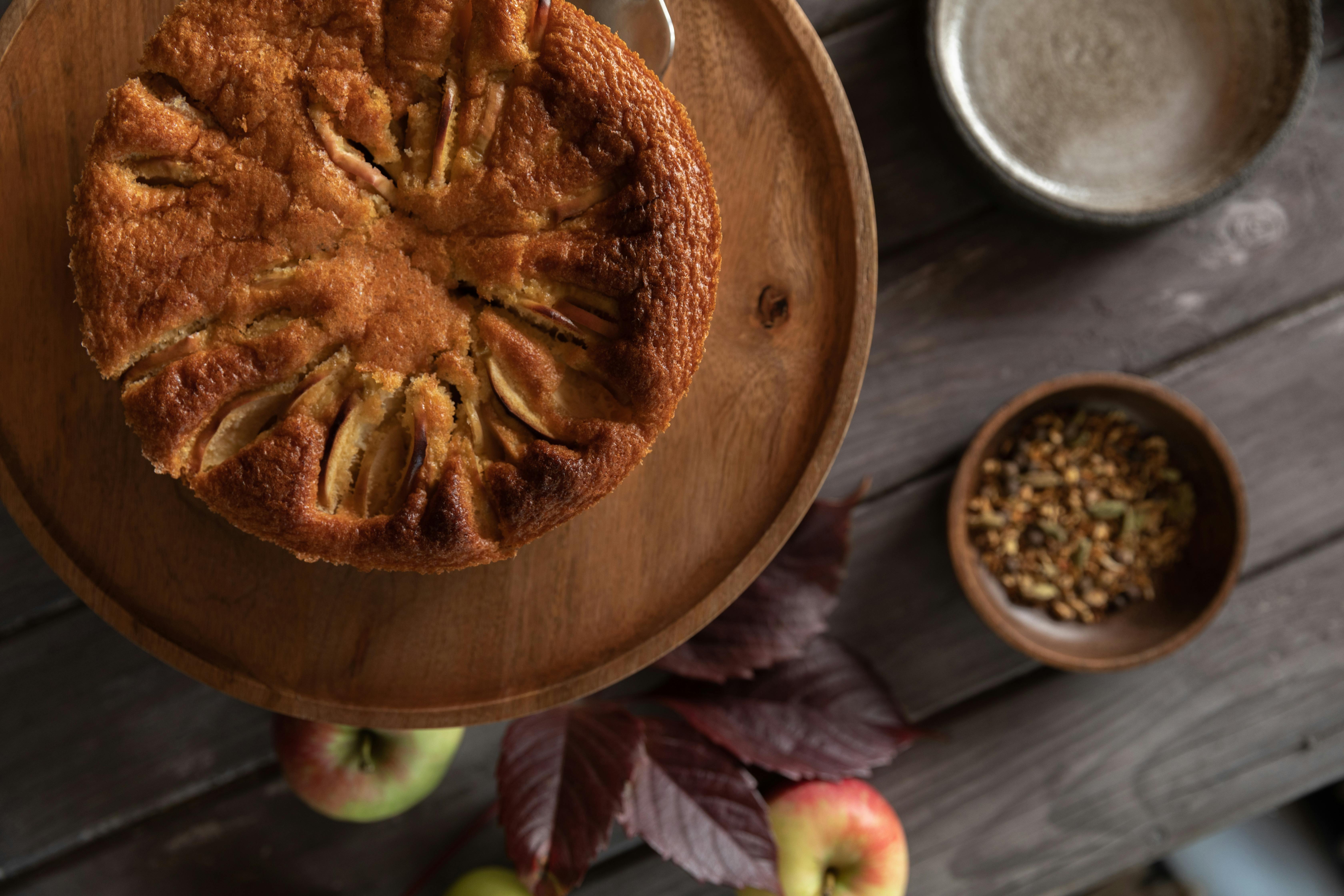 Bolo de Maçã com Canela