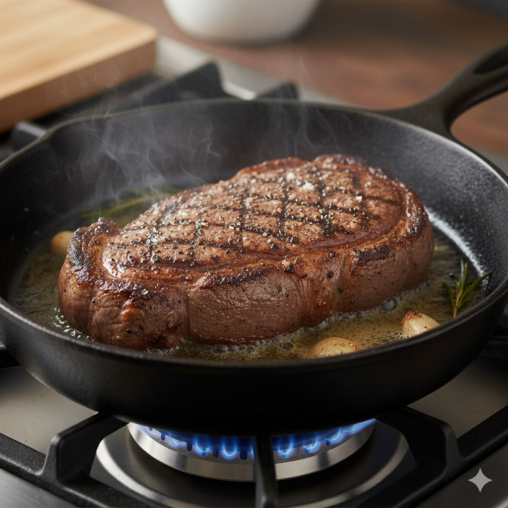 Descubra o segredo das carnes macias e suculentas com a técnica correta de selagem, controle de temperatura e descanso — como nos melhores restaurantes